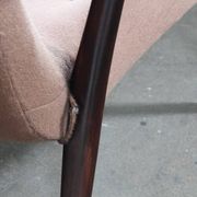 Vintage mid-century lounge chair Danish style of Arctander or Henry Schubell