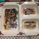 Magnificent compartmentalized dish from Obernai Sarreguemines