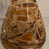 Soliflore vase in tinted glass with marbled decoration Murano Venice