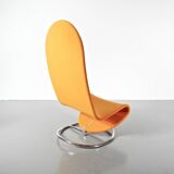 1970s “1-2-3” Rocking chair by Verner Panton for Fritz Hansen, Denmark