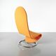 Fauteuil à bascule « 1-2-3 » des années 1970 par Verner Panton pour Fritz Hansen, Danemark