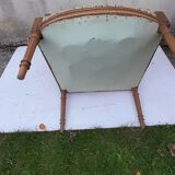 Louis XVI style bench and armchair