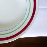 5 vintage porcelain soup plates
