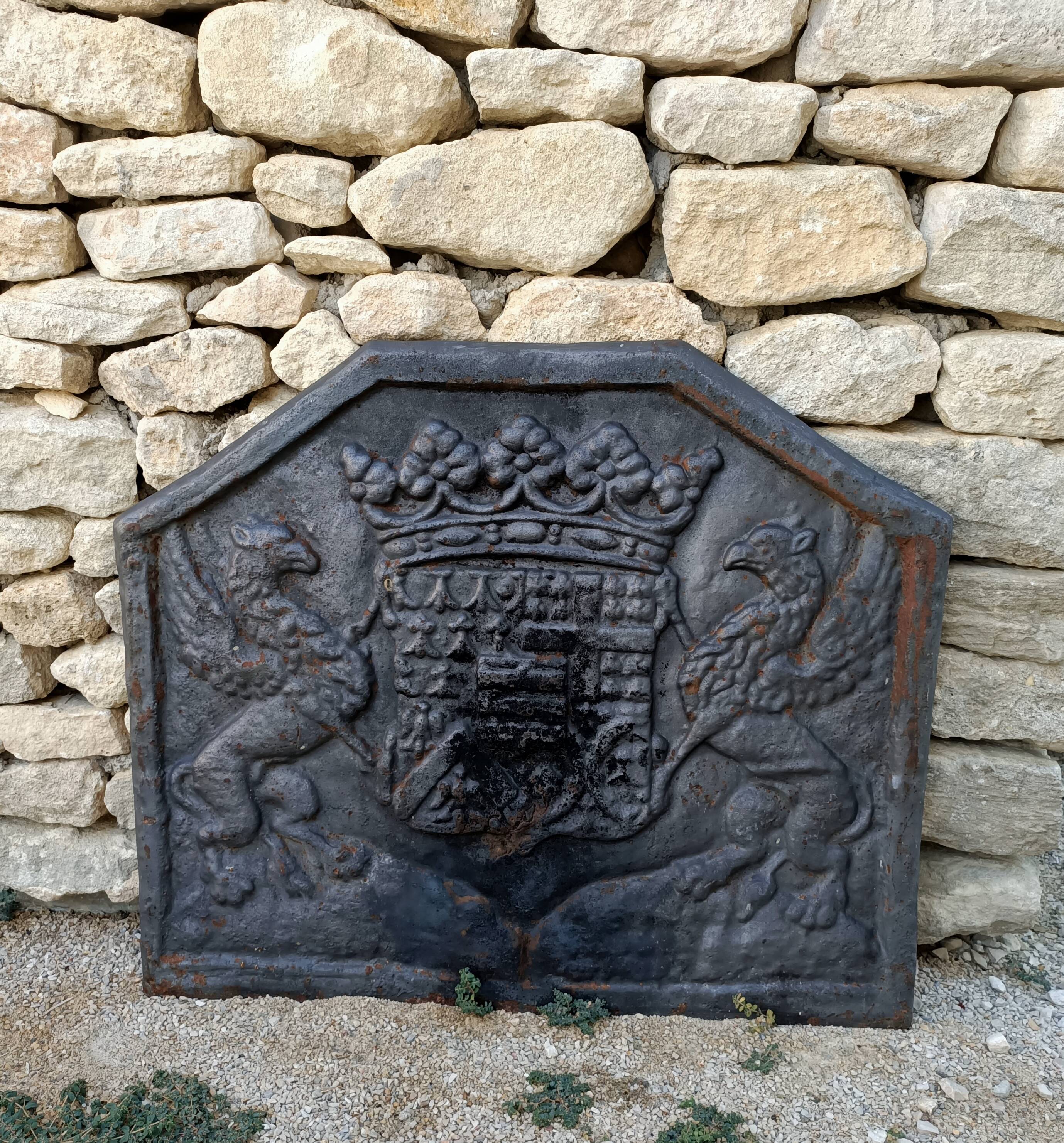 Old fireplace plate 90x75