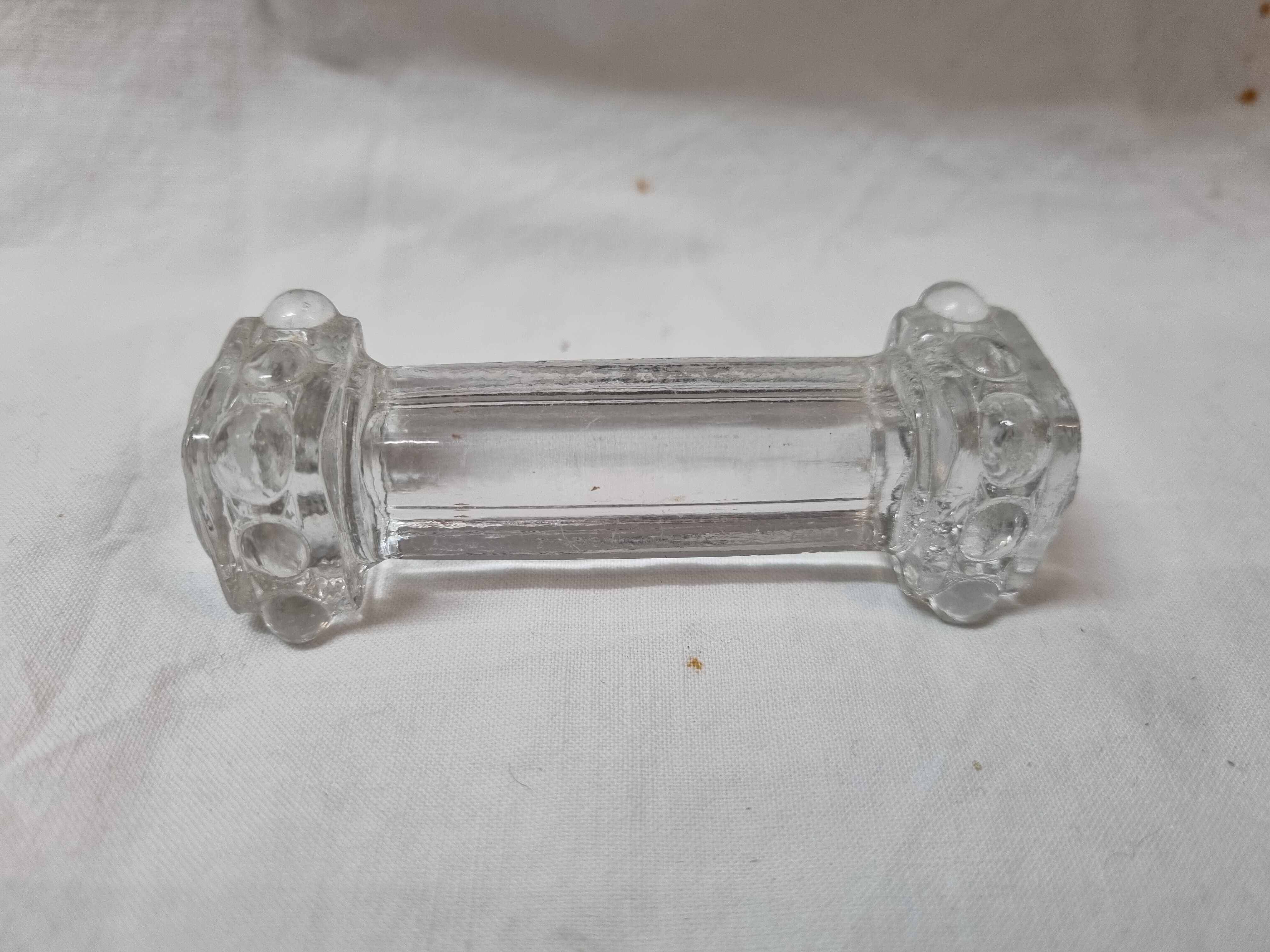 6 glass knife holders from 1980