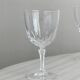 8 verres à vin en verre cristal ciselé