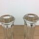 Pair of Vannes crystal candle holders