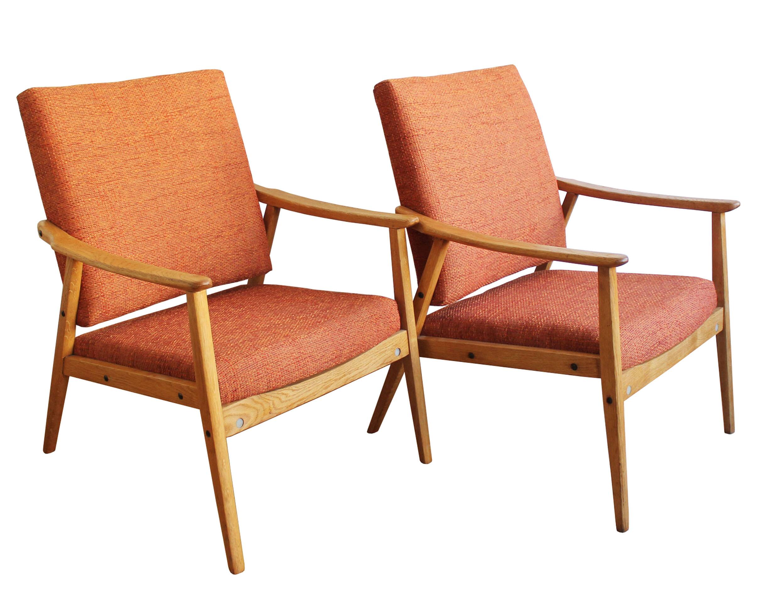 1960s Pair of Mid-Century Armchairs