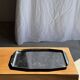 Vintage rectangular silver-plated tray with handles L37 W27 H1.5