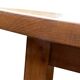 Vintage farm table 1980 solid oak wood