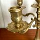 Golden bronze chandelier