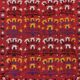 Vintage hand-embroidered tribal tapestry 222x231 cm