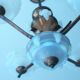 Lustre ezan verre opalescent art deco