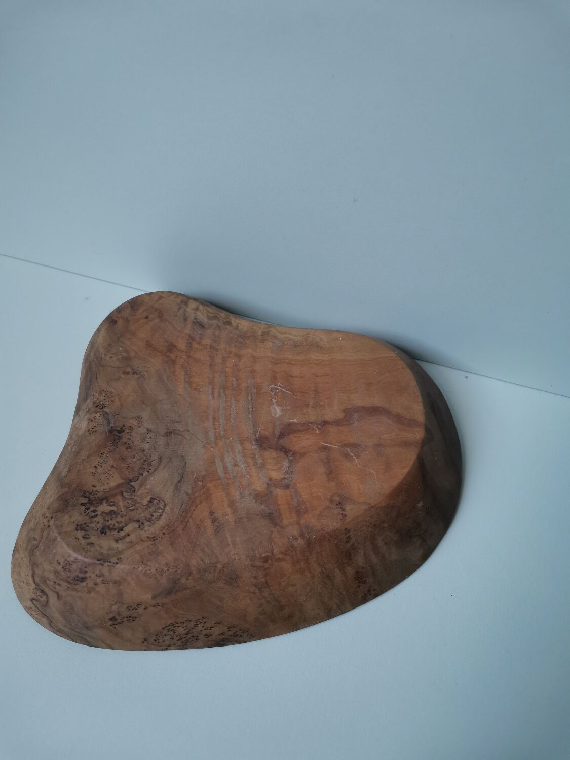 Fruit cut solid wood olive tree artisanal rustic vintage