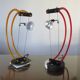 Paire de lampes style Memphis made in Italy 1980