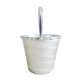Ice cooler with glass insert