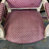 Pair of Louis XVI style armchairs