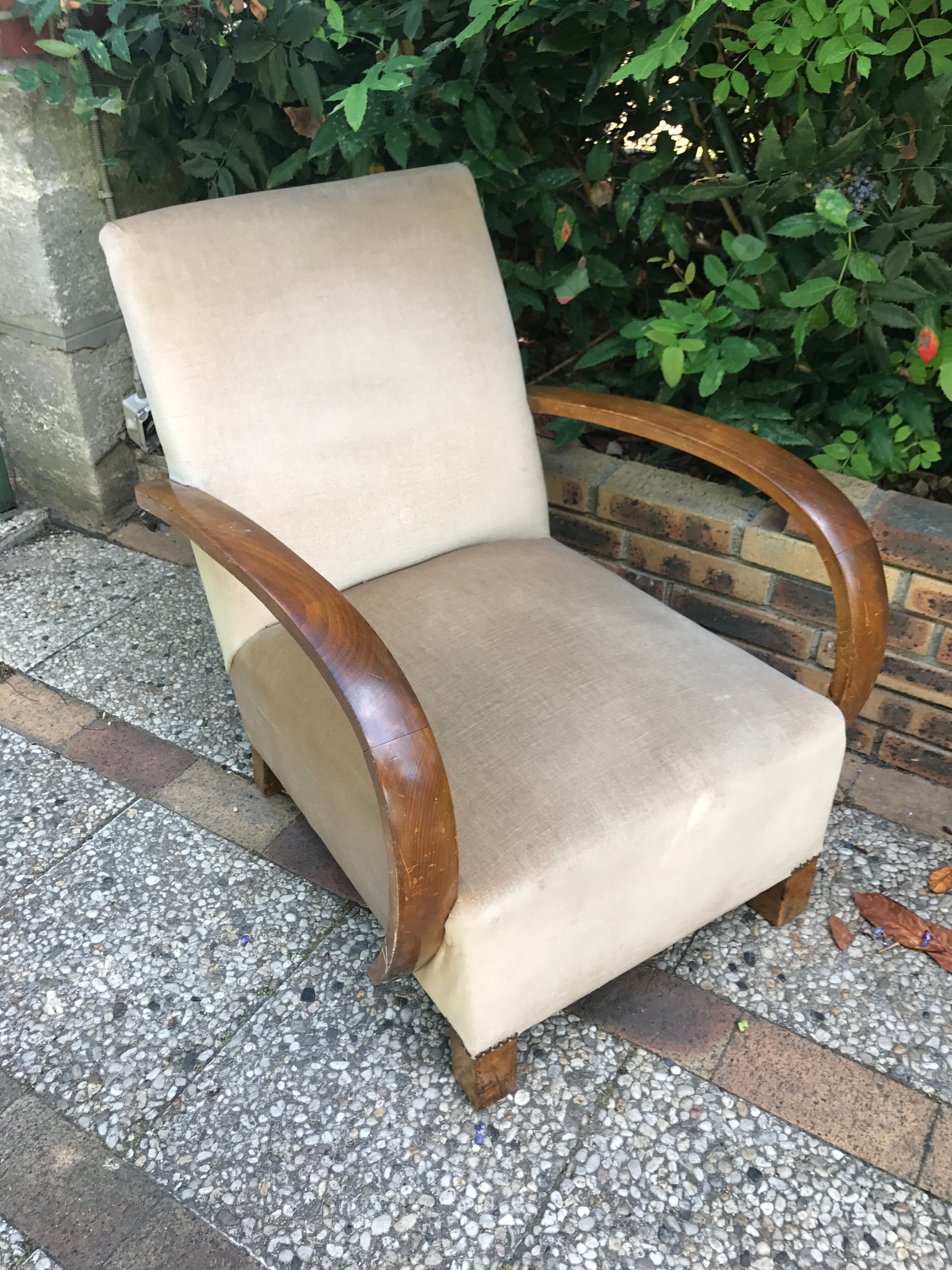 Art deco armchair