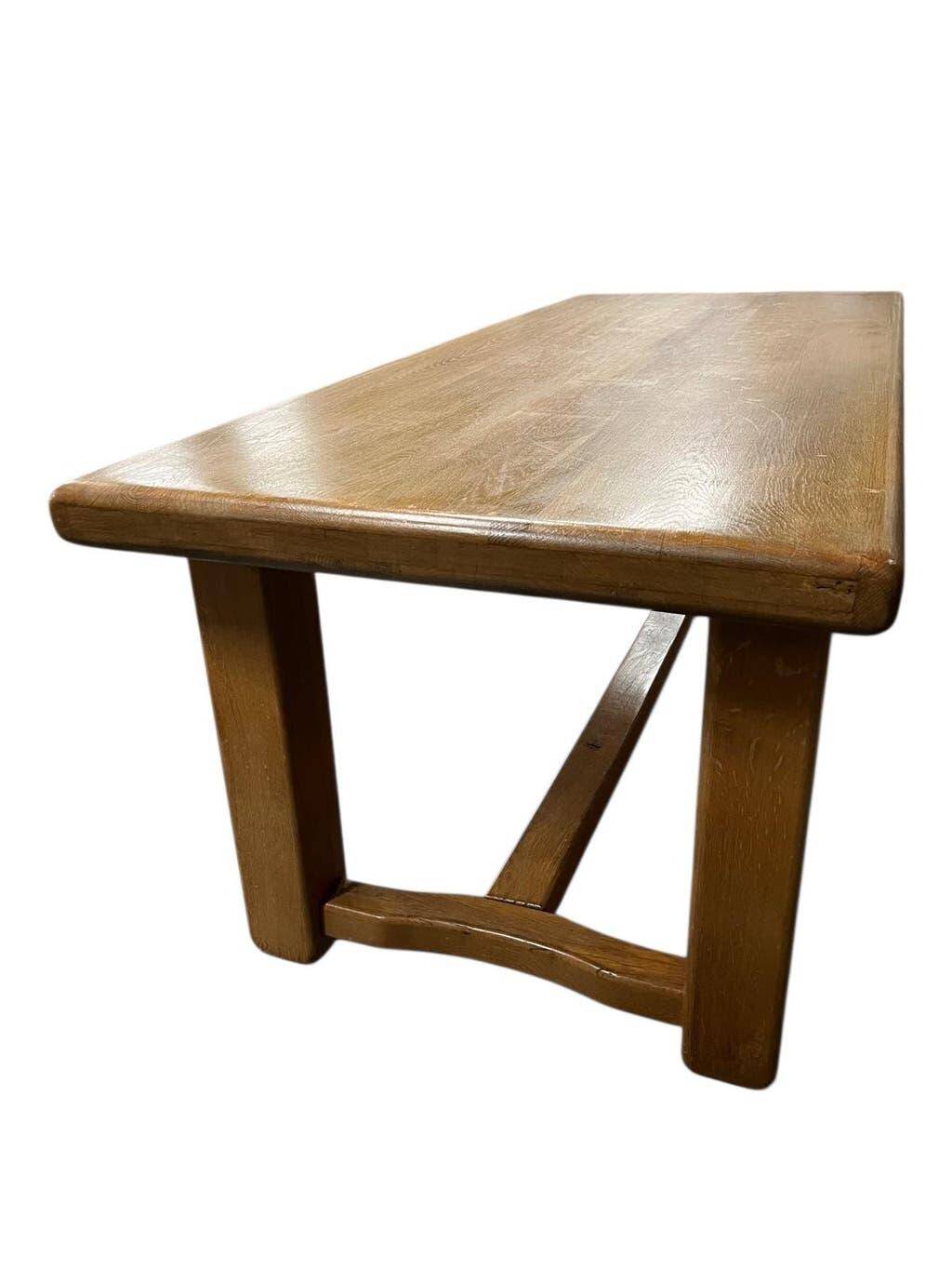 XL vintage dining table in solid wood