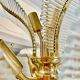 Palm model glass chandelier, Italy 1980 Venini