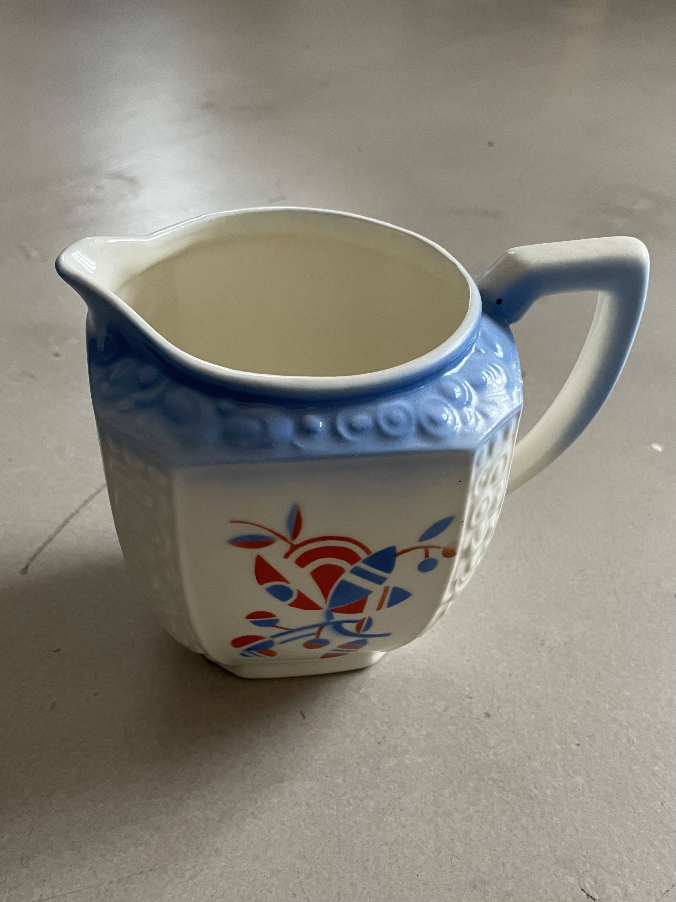 Vintage Eastern European Art Deco Pitcher