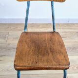 Vintage industrial children's chair