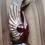 Ceramic soliflore vase in the shape of a swan