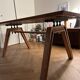 Acacia wood dining table - 203x102cm - Very good condition