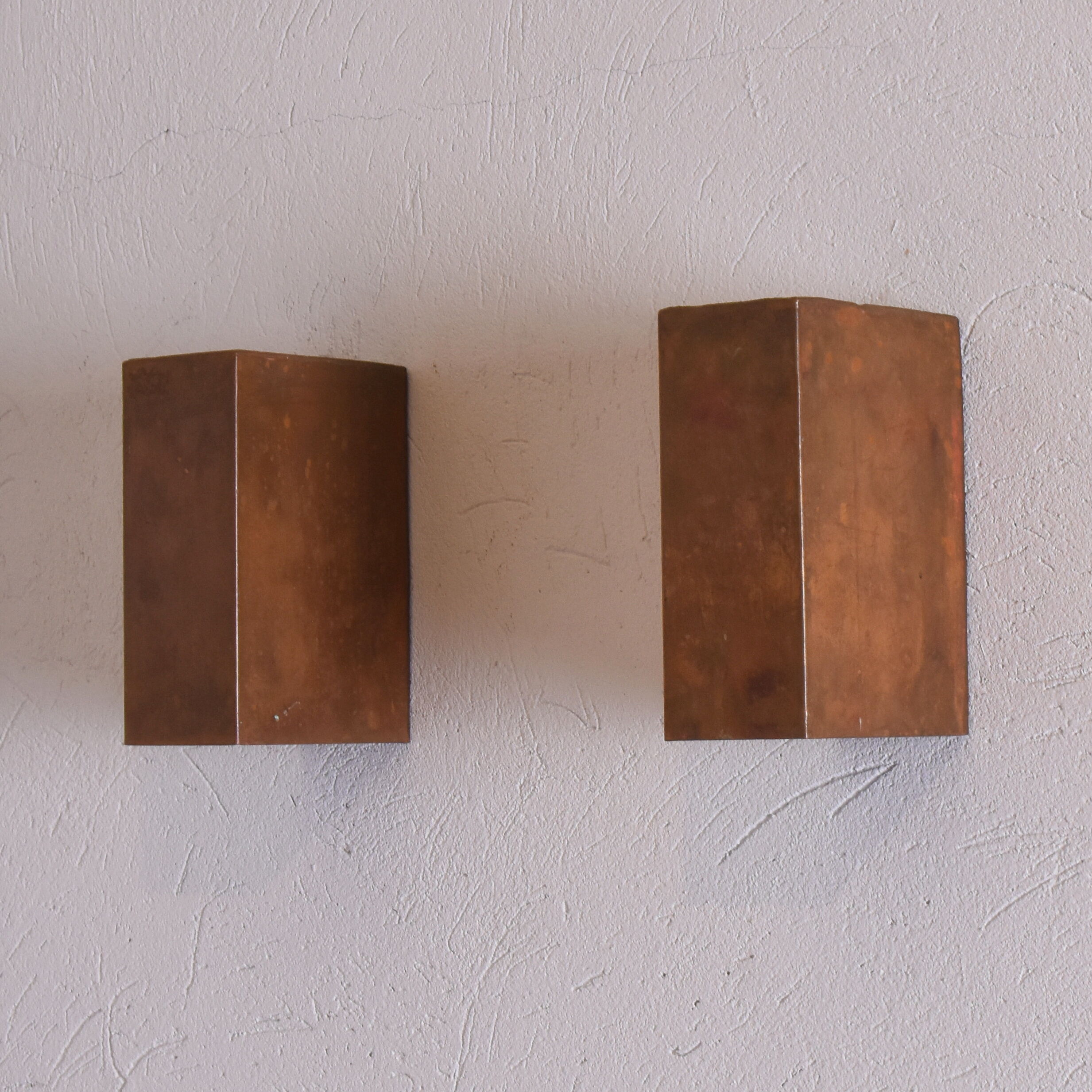 Pair of wall candleholders, 1970s