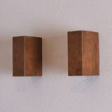 Pair of wall candleholders, 1970s