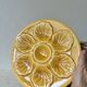 Lot of 12 shell-shaped plates, Barbotine, 1950s.