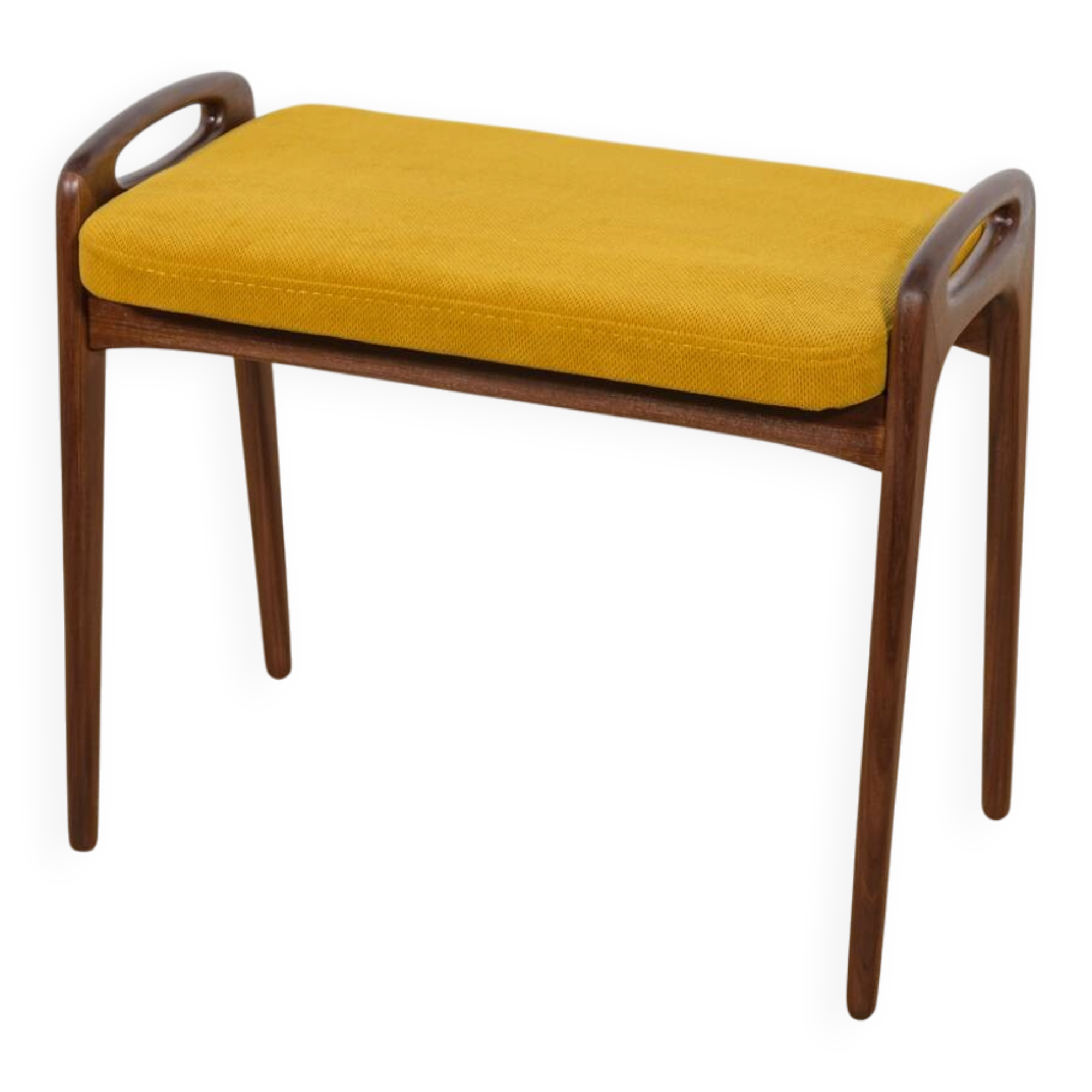 Mid-Century Modern Teak Stool, Denmark, 1960s