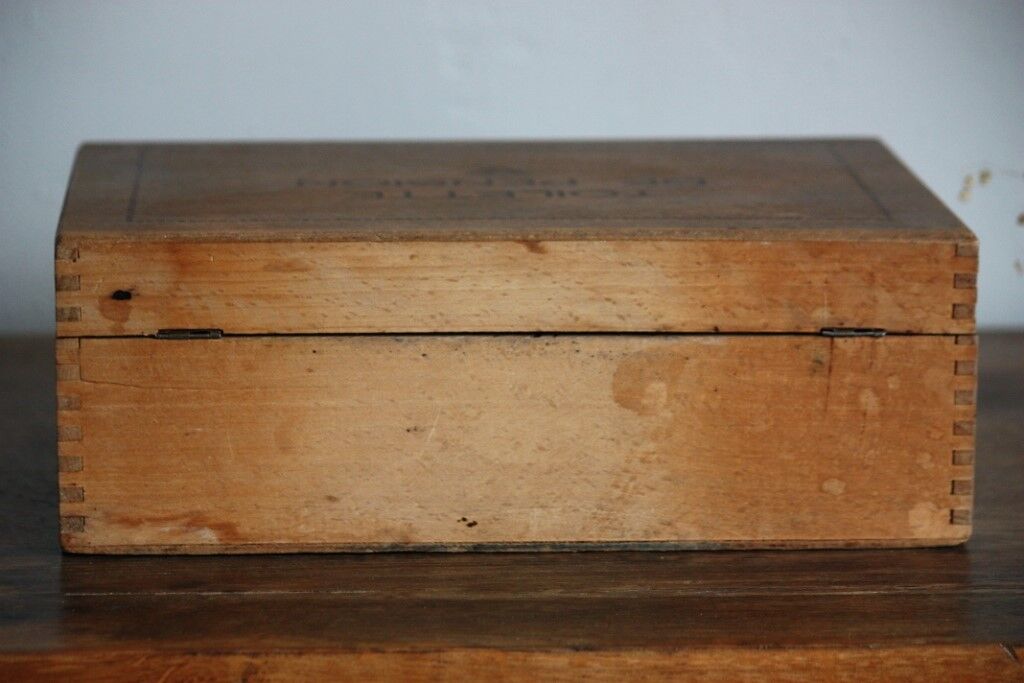 Wooden storage box