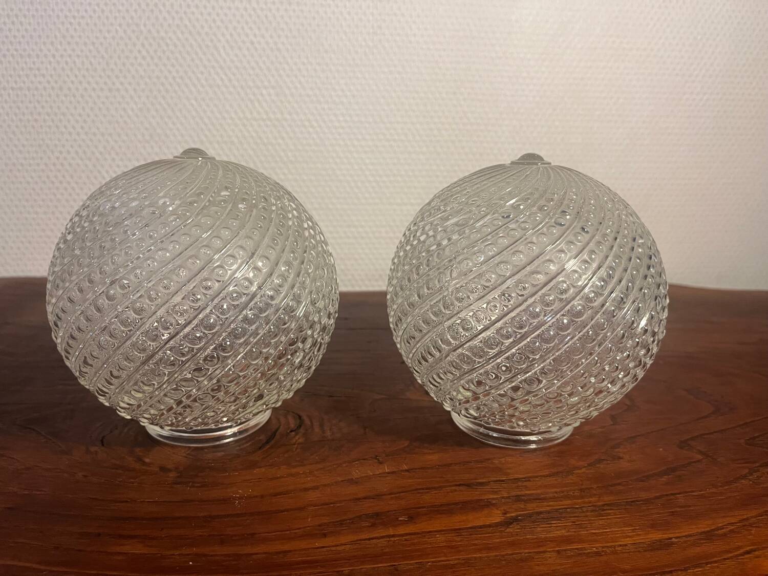 Pair of Space Age wall lights