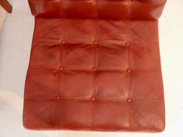 Pair of vintage armchairs by Ole Gjerlovs Knudsen and Torben Lind for France and SØn 1960