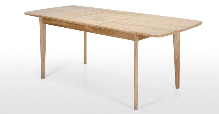 Solid oak extension table scandinavian style