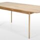 Solid oak extension table scandinavian style