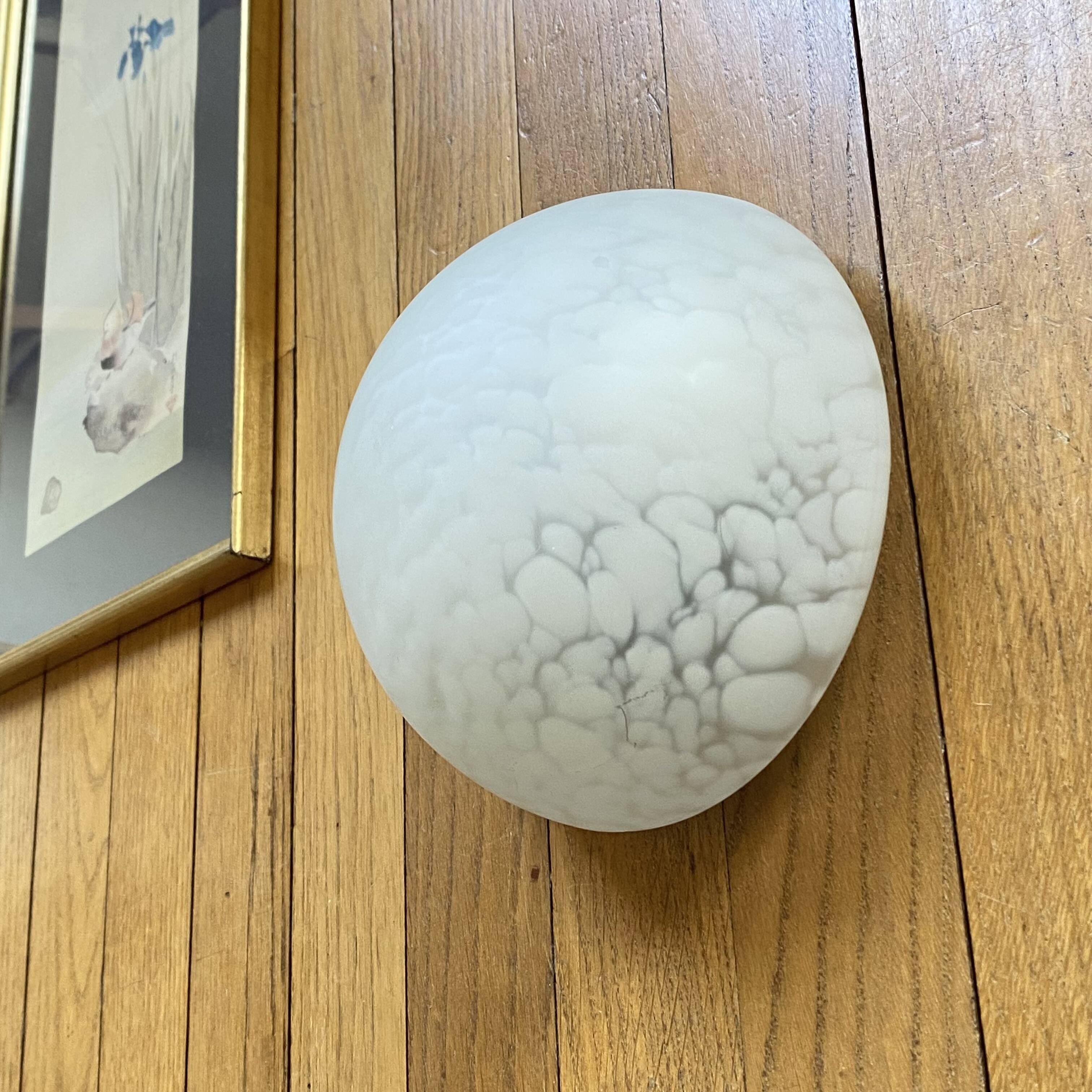 Clichy white glass wall-mounted ceiling light