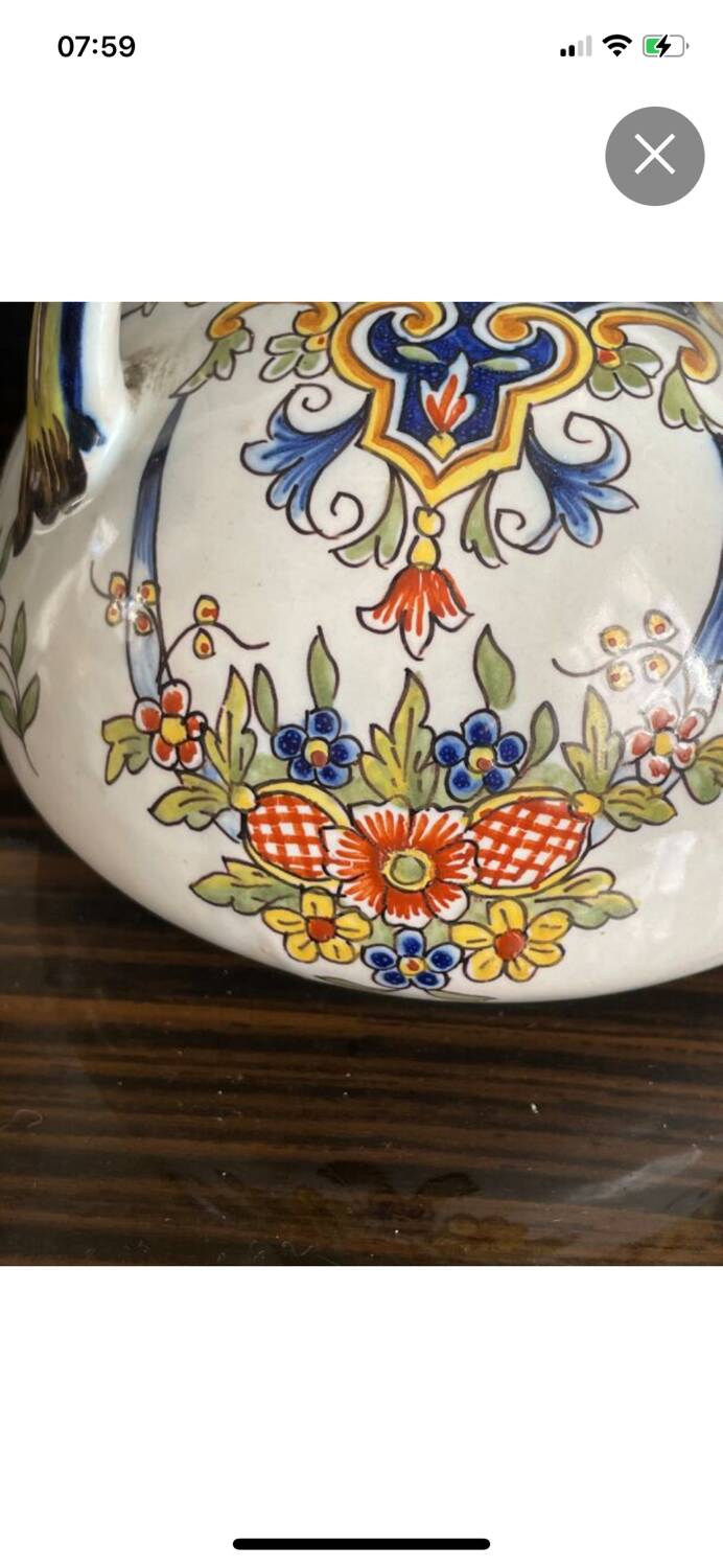 Fourmaintraux earthenware vase