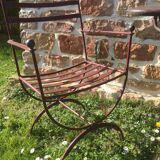 Ensemble de jardin en fer forgé