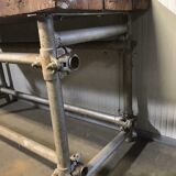 vintage industrial workbench / sidetable / work table