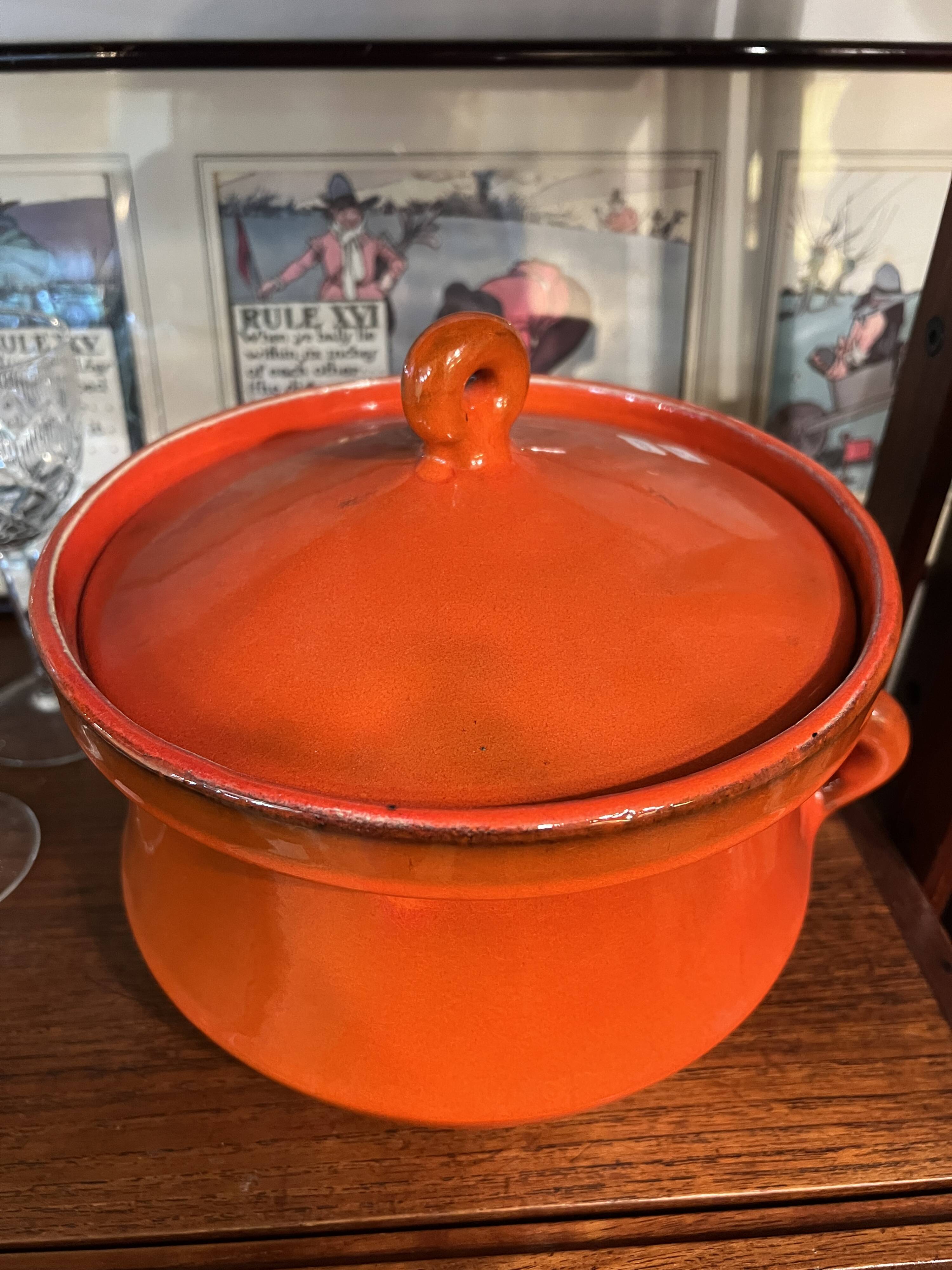 Vintage Ceramic Soup Tureen by Roger Capron, France, 1960s