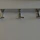 chrome bathroom hook art deco 1950