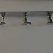 patère de salle de bain chrome art déco 1950