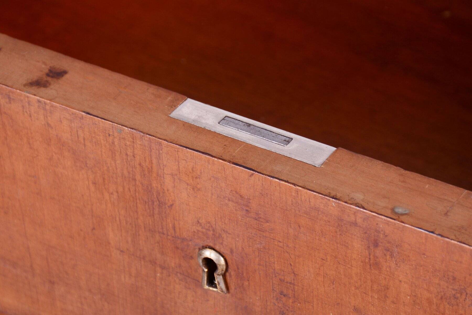 Czech Art Deco Cherry Writing Desk attributed to J. Halabala for Up Zavody, 1930s