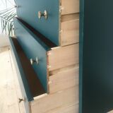 Vintage duck blue dresser