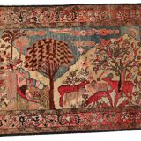 Ancient Persian Carpet Malayer handmade 120cm x 184cm 1920