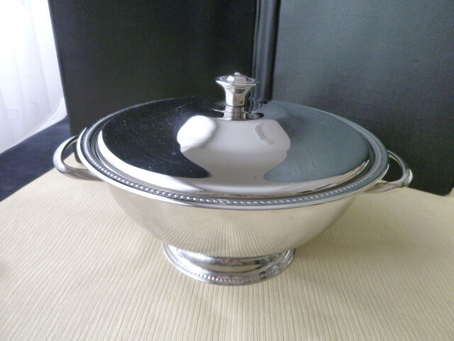 Soup bowl or vegetable in solid stainless steel Guy Degrenne