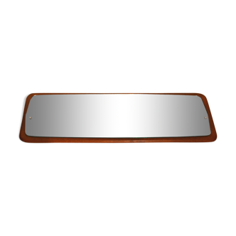 Scandinavian teak mirror - 92x 31 cm