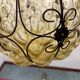 Wrought Murano Glass Light Pendant 1950’s